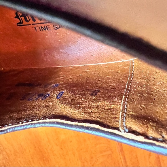 STEWART MARSHALL  FINE LEATHER MENS SADDLE SHOES. WORN 2 TIMES ONLY - Picture 5 of 5